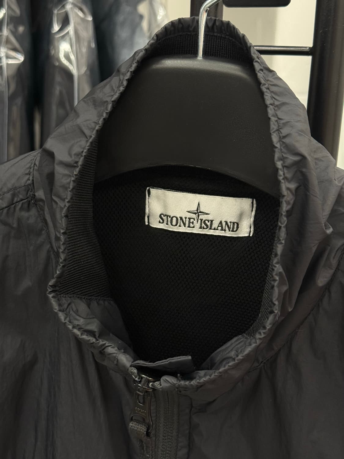 [M] 스톤아일랜드 크링클랩스 나일론 블루종 자켓 상품이미지4