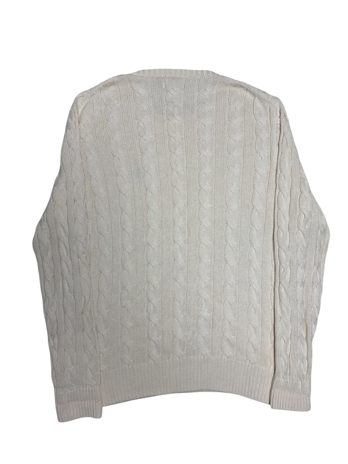 [정품] 폴로 랄프로렌 아이보리 케이블 꽈배기 니트 L 상품이미지2