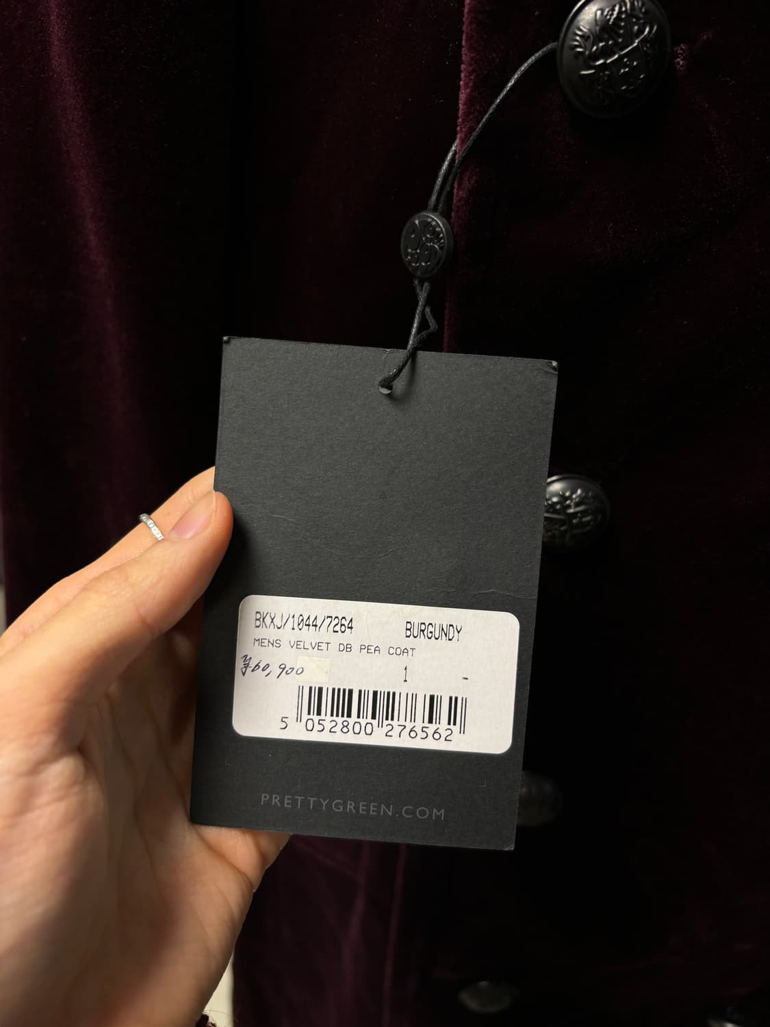 Pretty green 벨루어 나폴레옹 코트 상품이미지10