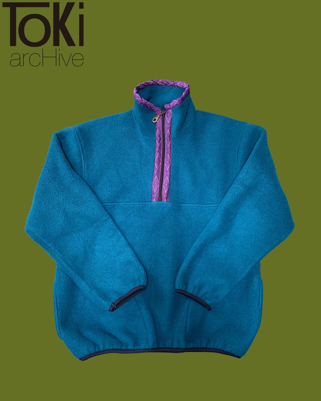 🇺🇸Woolrich 1990s Fleece Half Zip Pul 상품이미지1