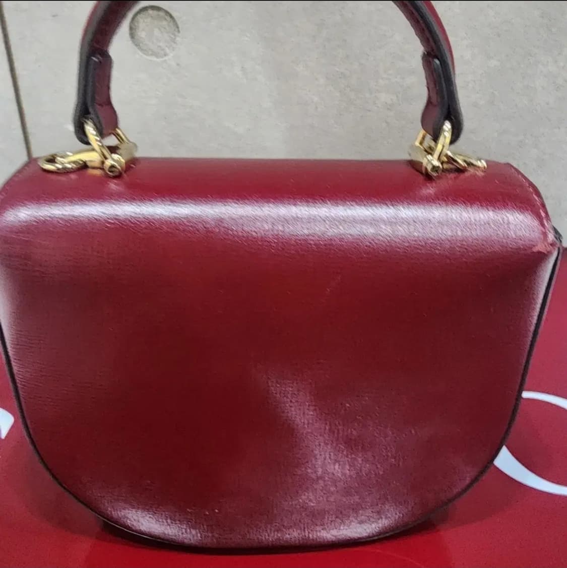 구찌 홀스빗 1955 미니 탑핸들 레드 24년식 상품이미지7