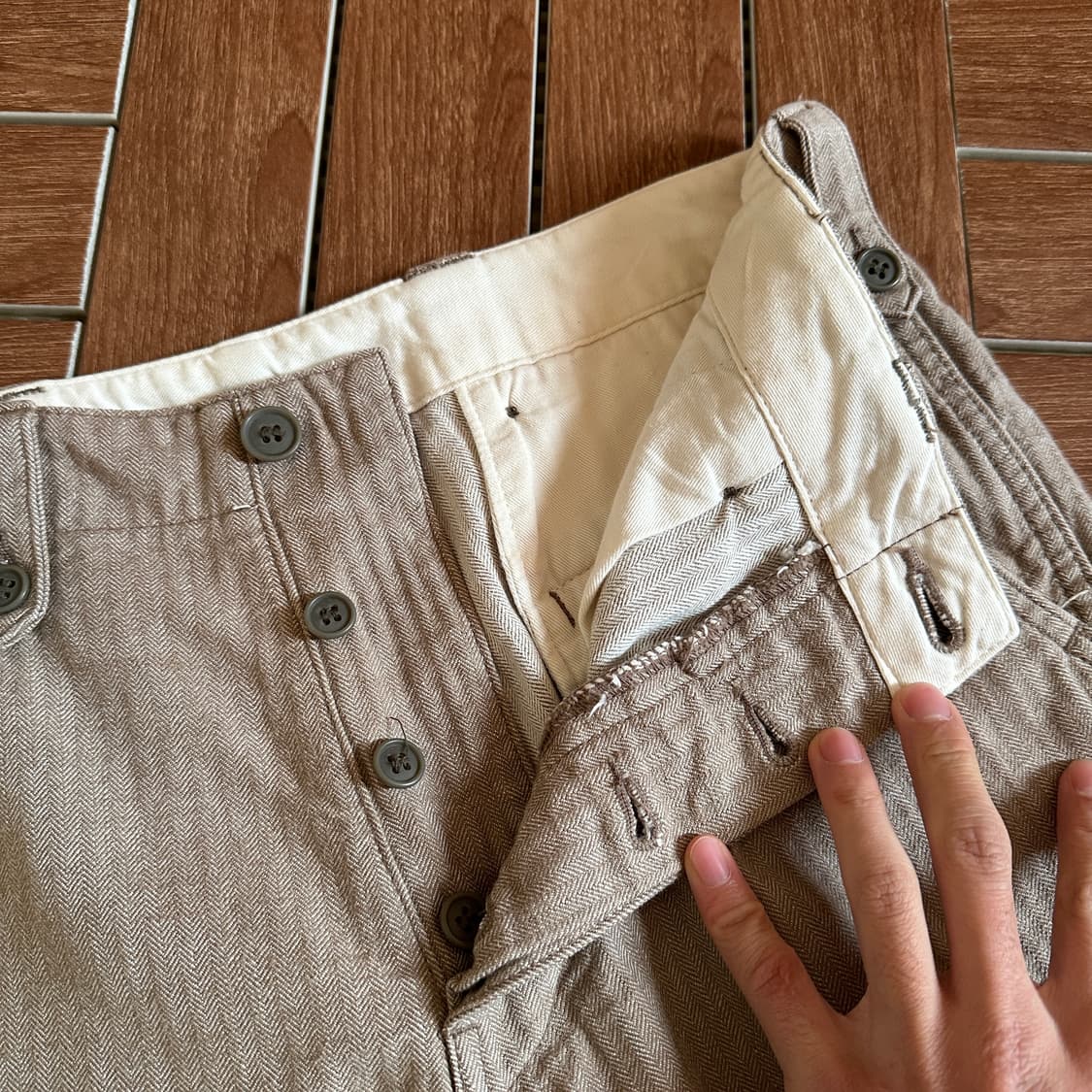 Fullcount herringbone cargo shorts 상품이미지4