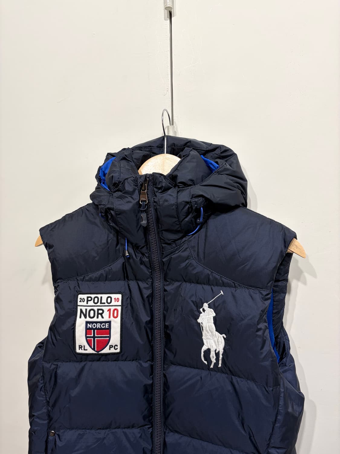 폴로 랄프로렌 빅포니 노르웨이 패딩 베스트 상품이미지3