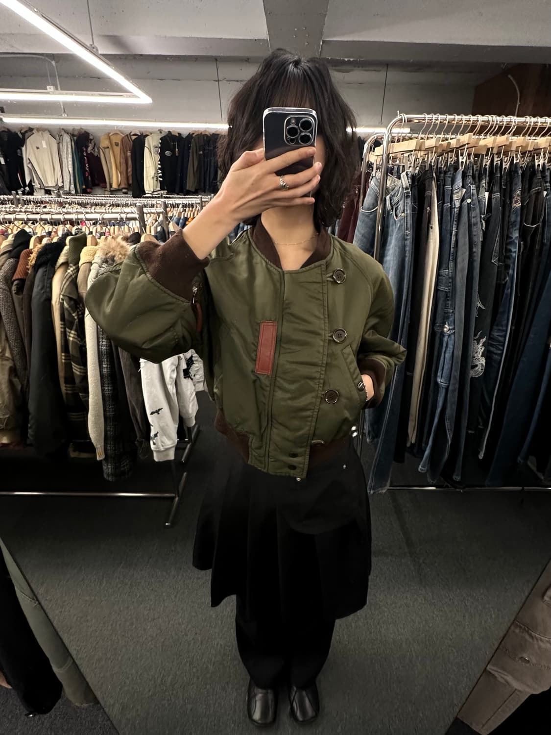 OS)Nicole Club Workers 빈티지 여성 항공점퍼 상품이미지2