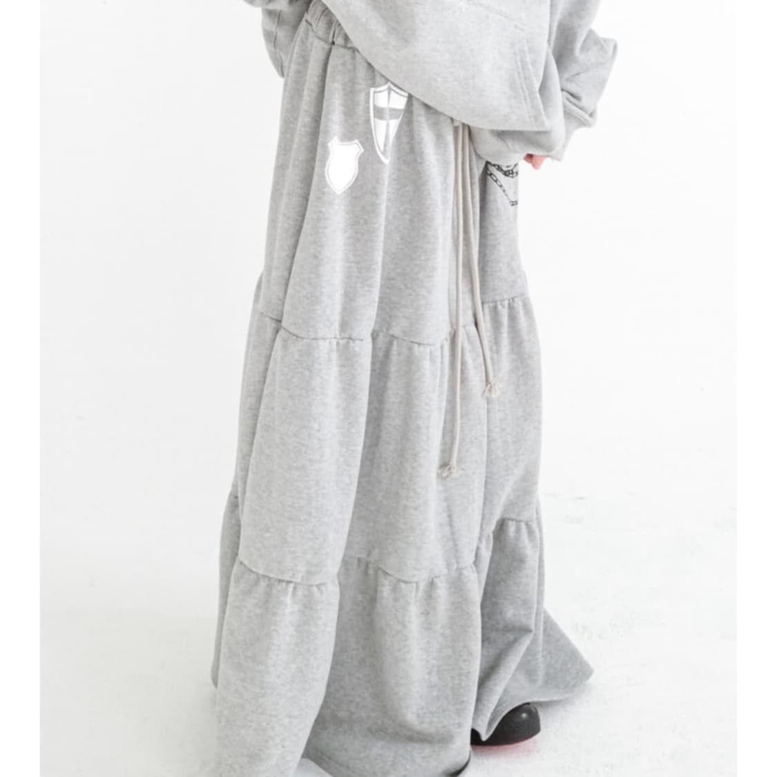 샵페어리 맥시 저지 티어드 스커트 maxi jersey tiered 상품이미지5