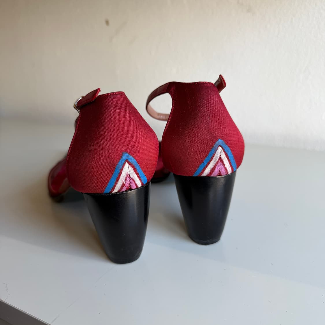 조르지오 알마니 플라워패턴 키튼 힐 상품이미지7