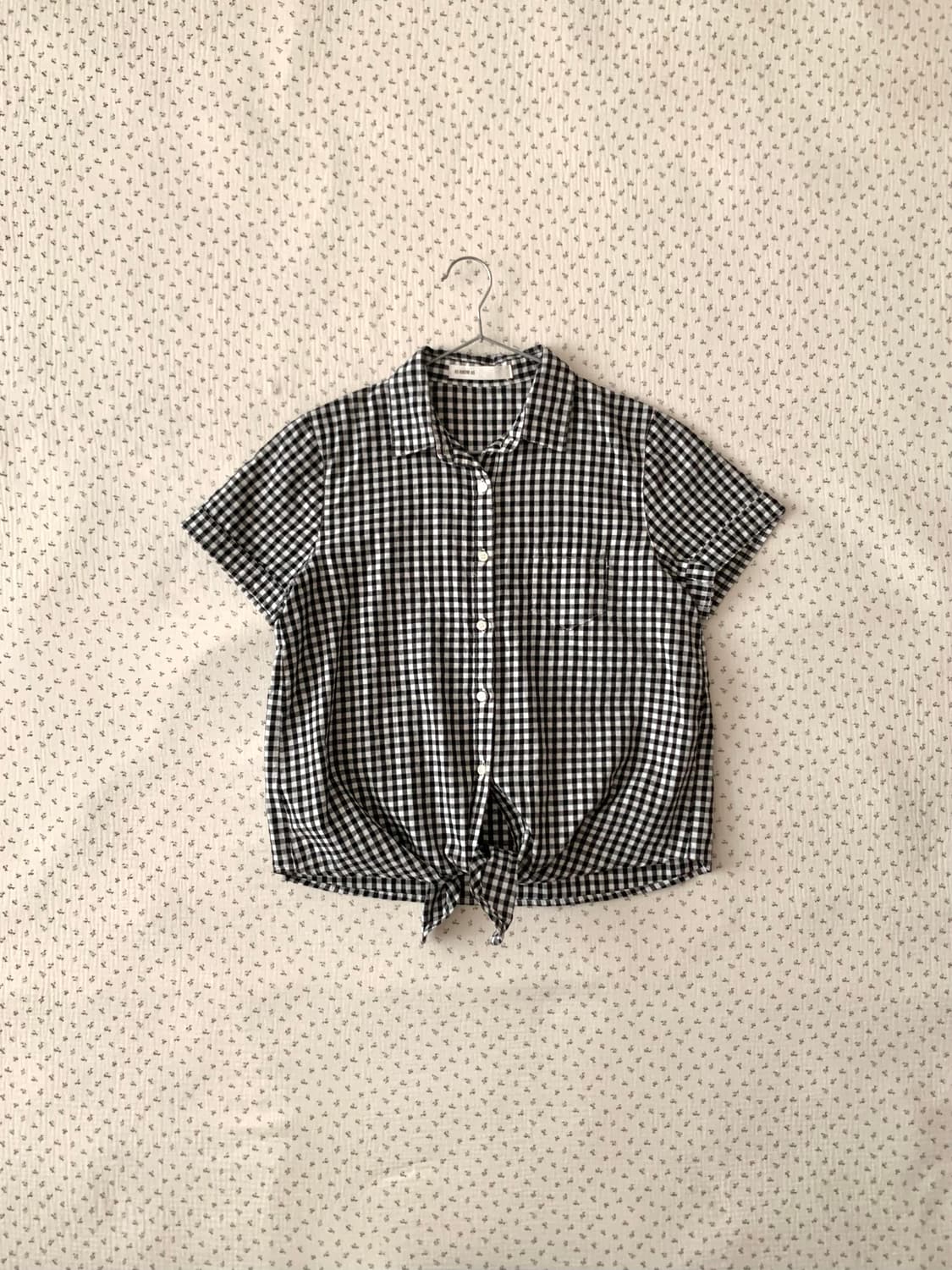 As know As 체크 타이 셔츠 상품이미지1