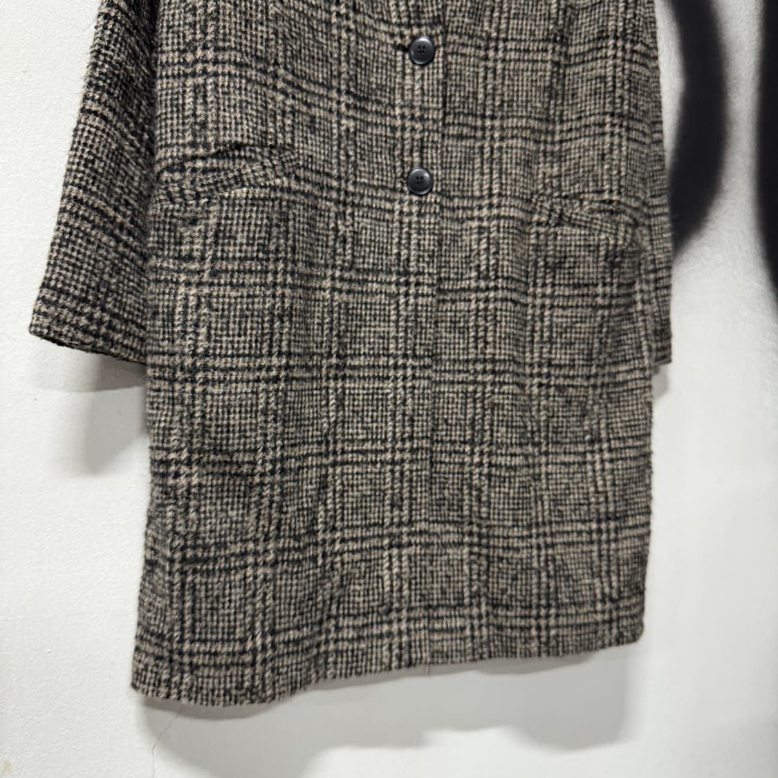 마르코 폴로 울 & 알파카 혼방 체크 롱 코드 상품이미지4