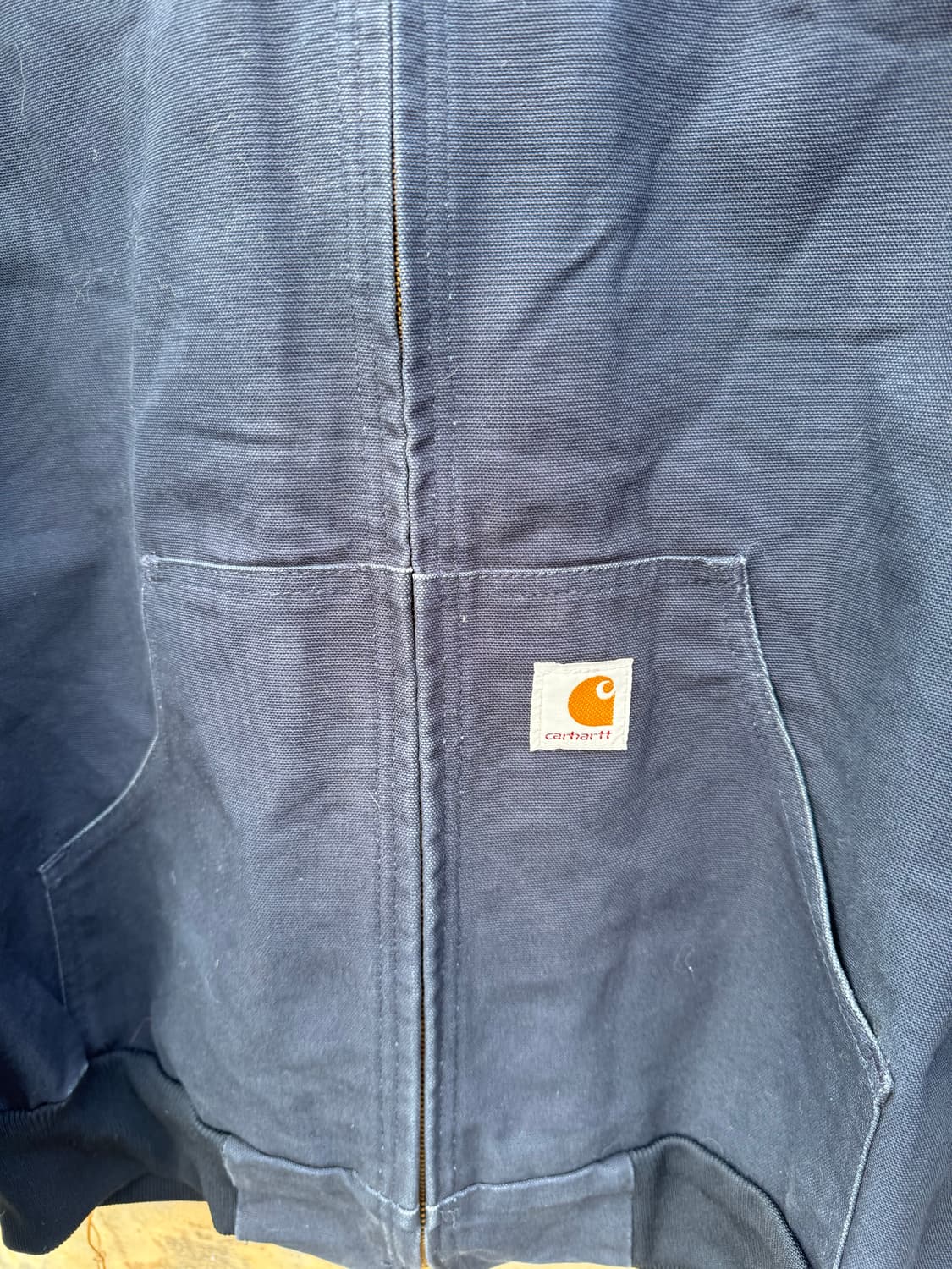 칼하트 빈티지 j131 dny 네이비 덕 액티브 후드 워크 자켓 m 상품이미지5