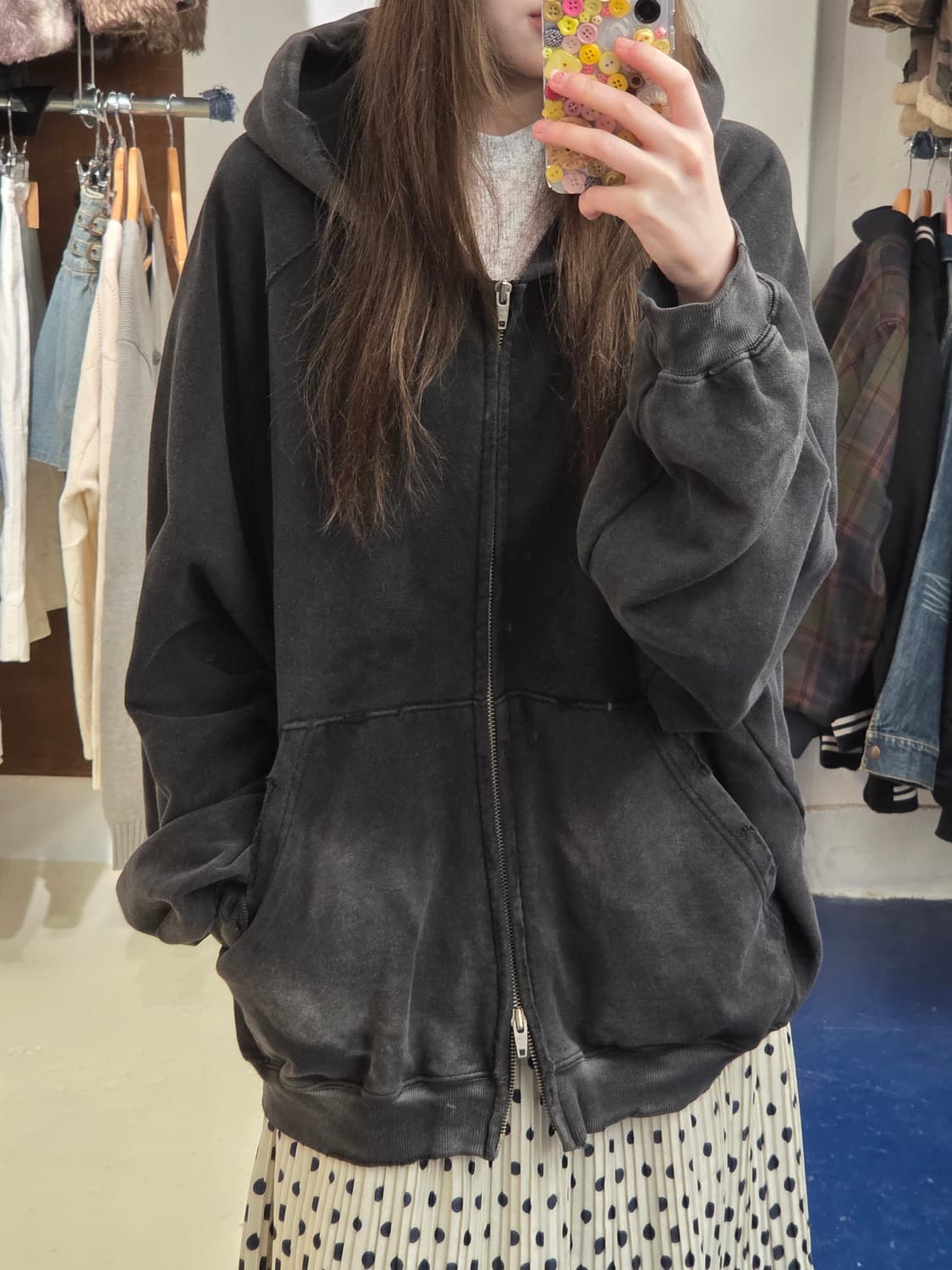 FAR 파아카이브 그런지 투웨이 후드집업 상품이미지2