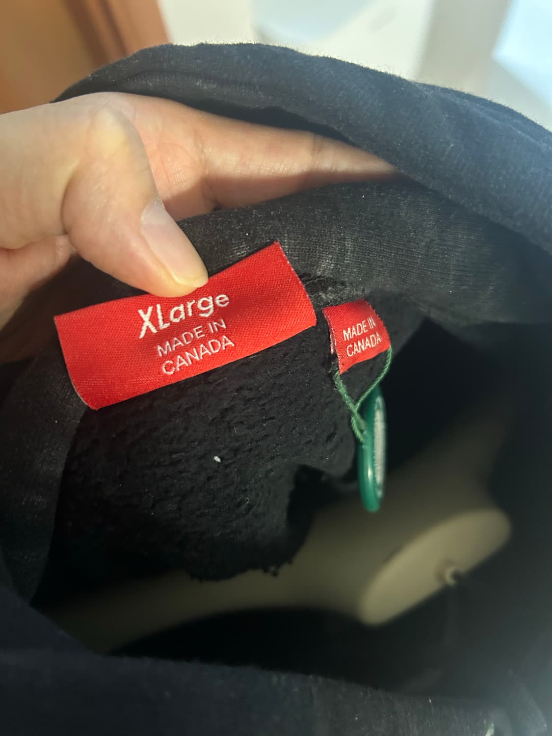 슈프림 박스로고 블랙 후드 상품이미지4