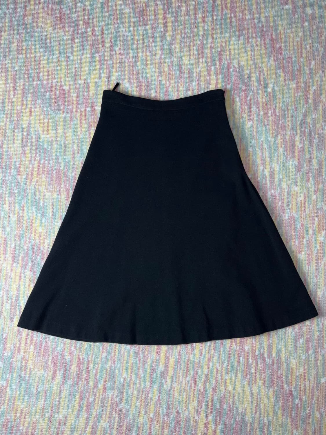 블랙 미디 스커트  상품이미지6