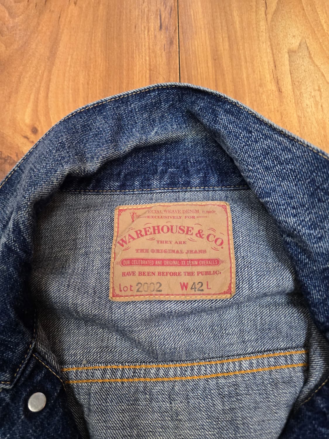 웨어하우스 데님 자켓 판매합니다  상품이미지2