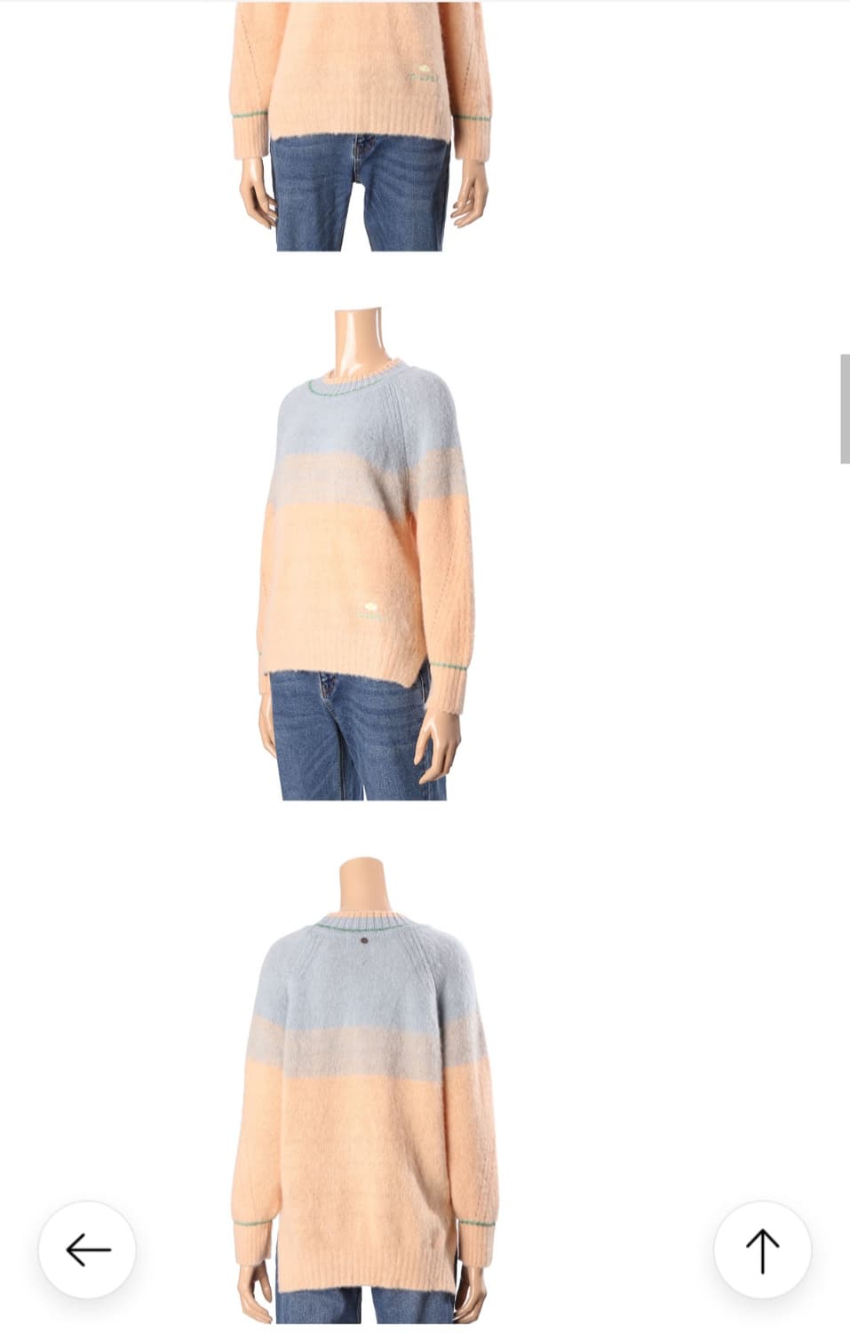 써스데이아일랜드 그라데이션 풀오버 니트 상품이미지9