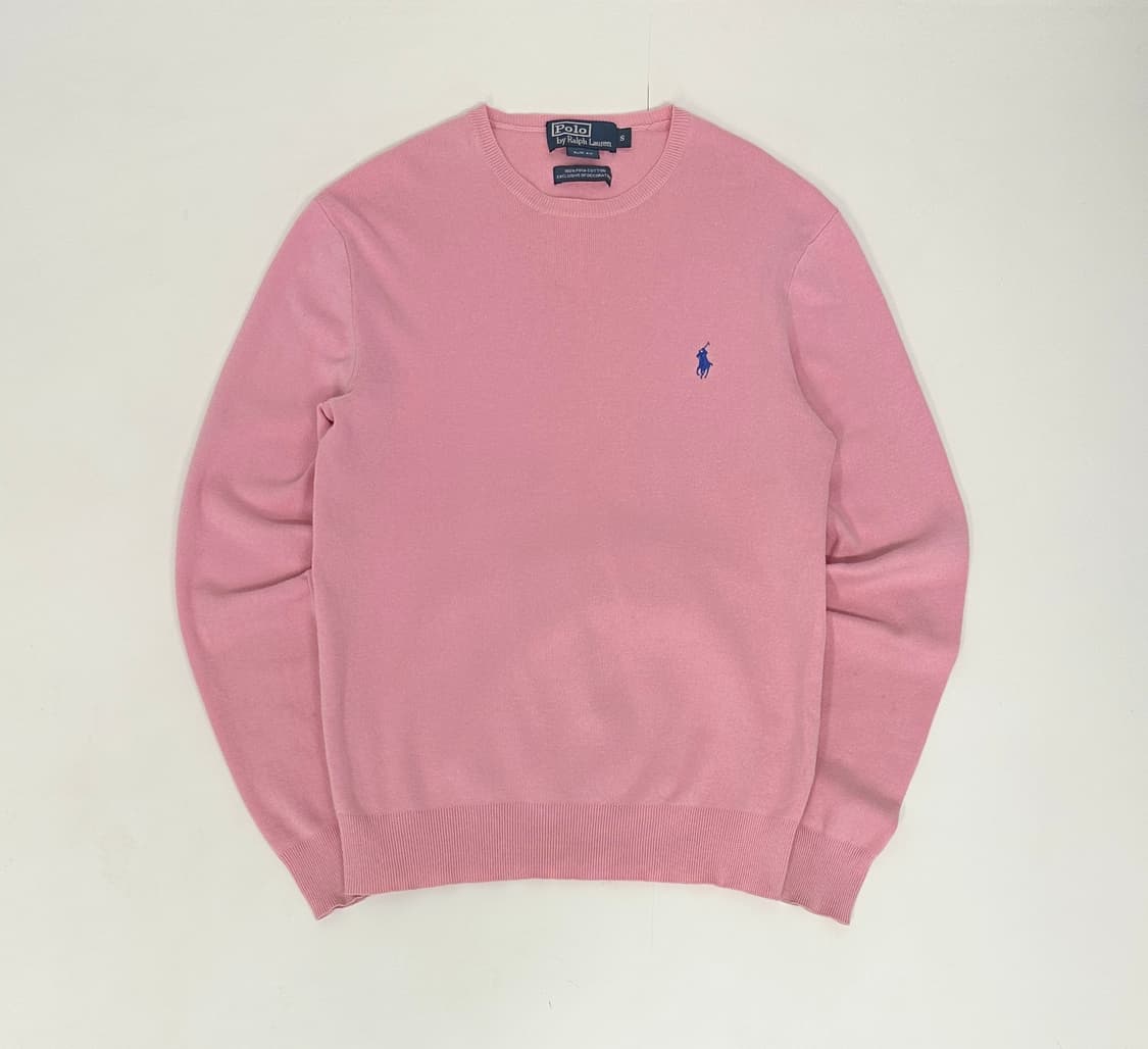 폴로 피마코튼 라운드 니트  상품이미지1