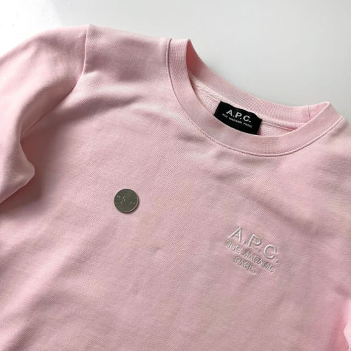 에페쎄 APC 21ss 핑크 맨투맨 PR1654 상품이미지5