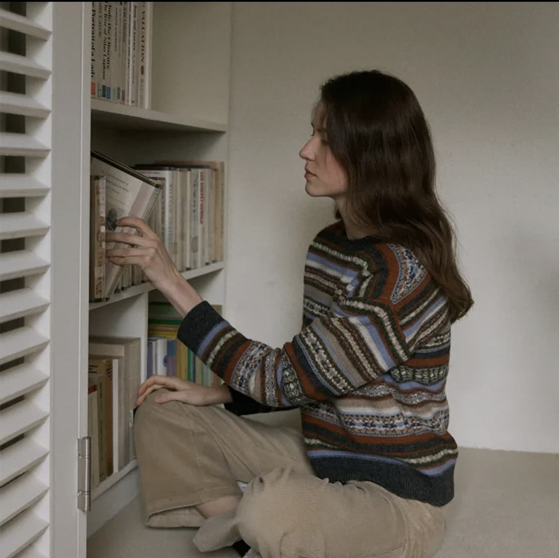 유라고 urago 리저브 자카드 니트 상품이미지1