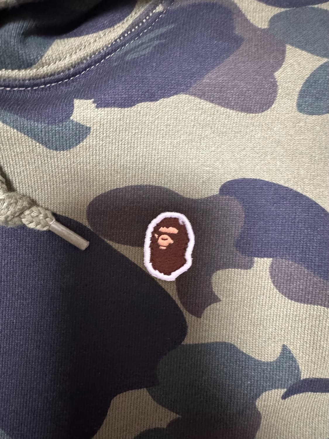 베이프 녹계 크롭 후드티 상품이미지4