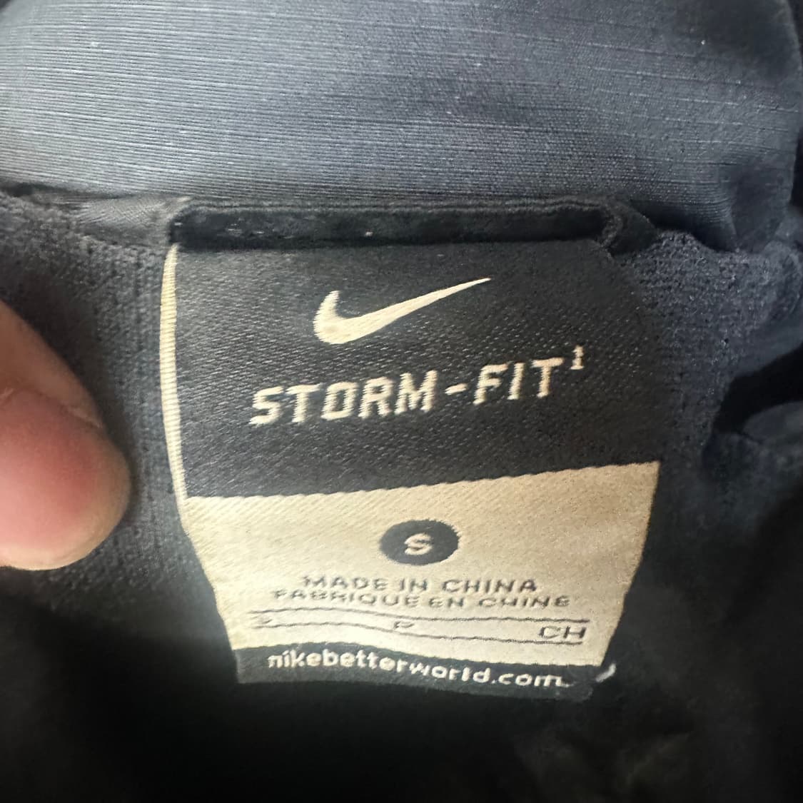 나이키 빈티지 블록코어 스톰핏 블랙아스날바람막이 90 상품이미지3
