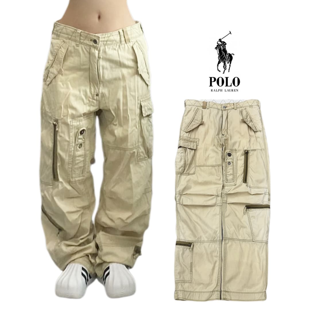 폴로 멀티포켓 탄창 유틸리티 카고팬츠 상품이미지1