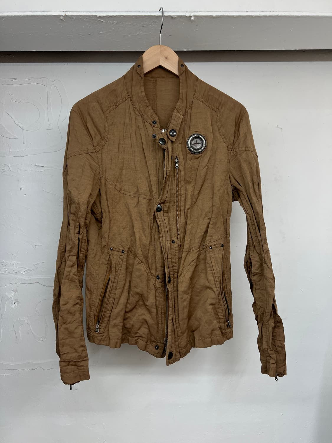 Oblo the world inside 오블로 크링클 리넨 집업 자켓 상품이미지2