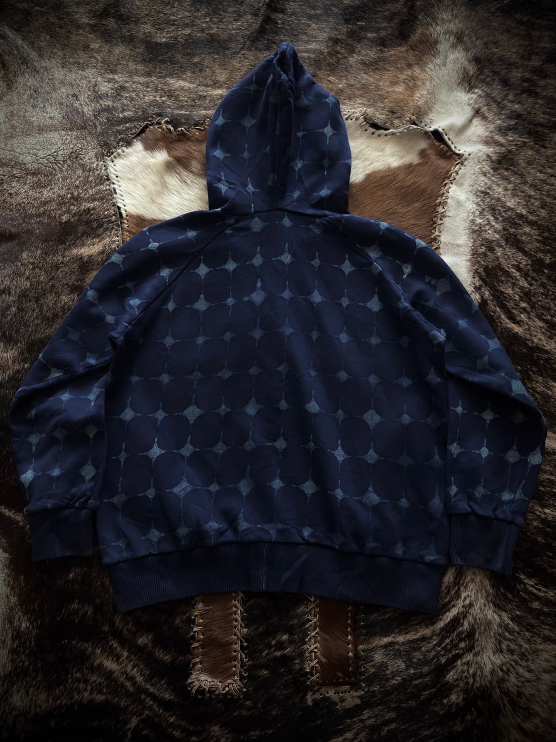 Eternal Indigo Starburst Hoodie zip-up 상품이미지2