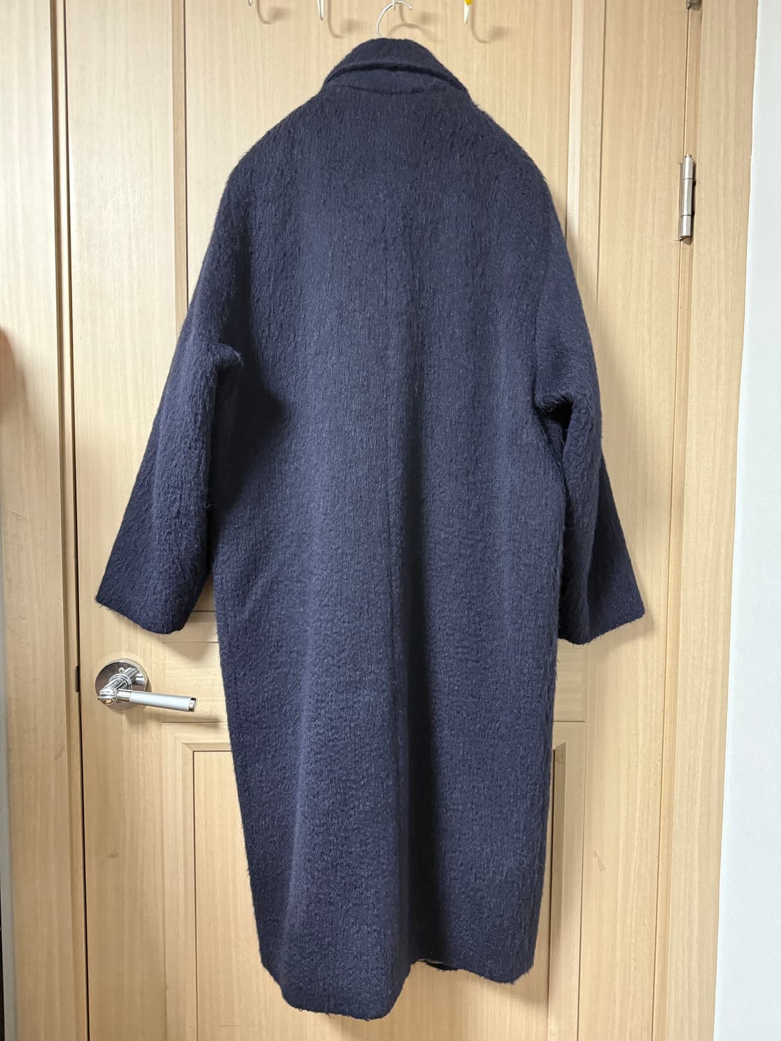 시엔느 알파카 스티치 코트 네이비 (정가 389000) 상품이미지3