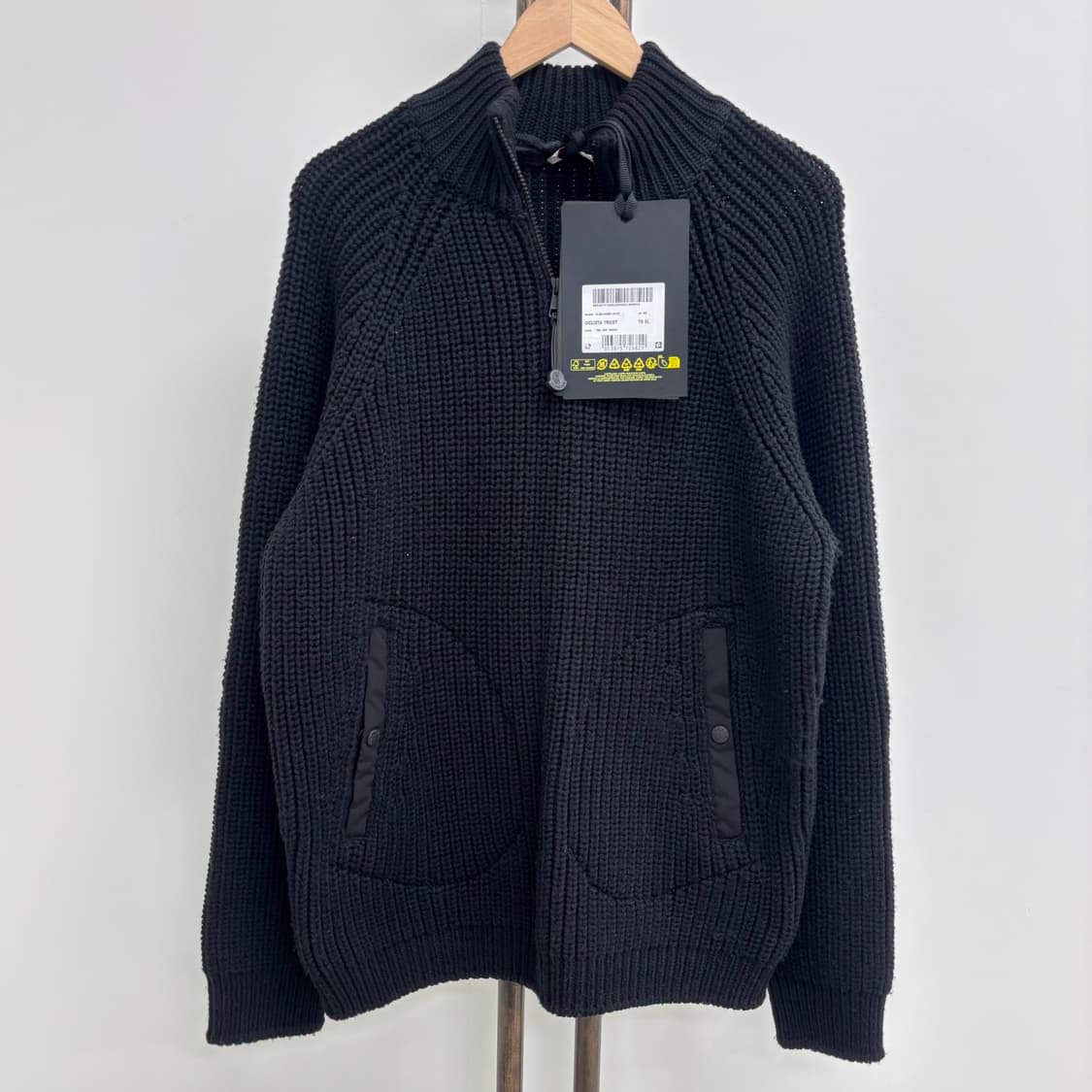 [XL]몽클레어 퍼렐 반집업 니트 상품이미지1