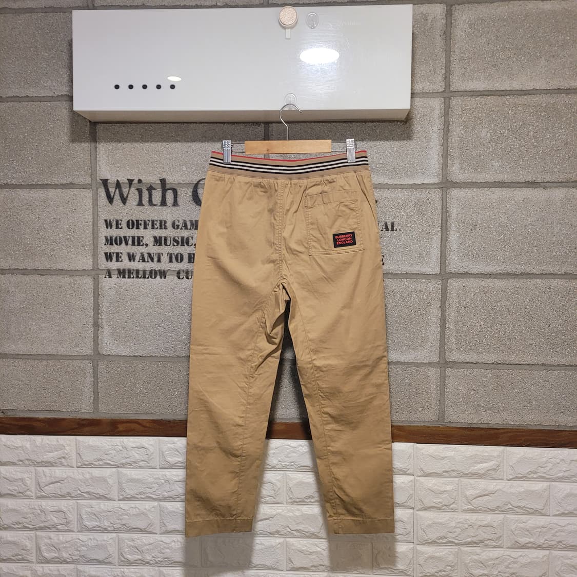 버버리 키즈 딜란 코튼 팬츠 10Y 상품이미지2