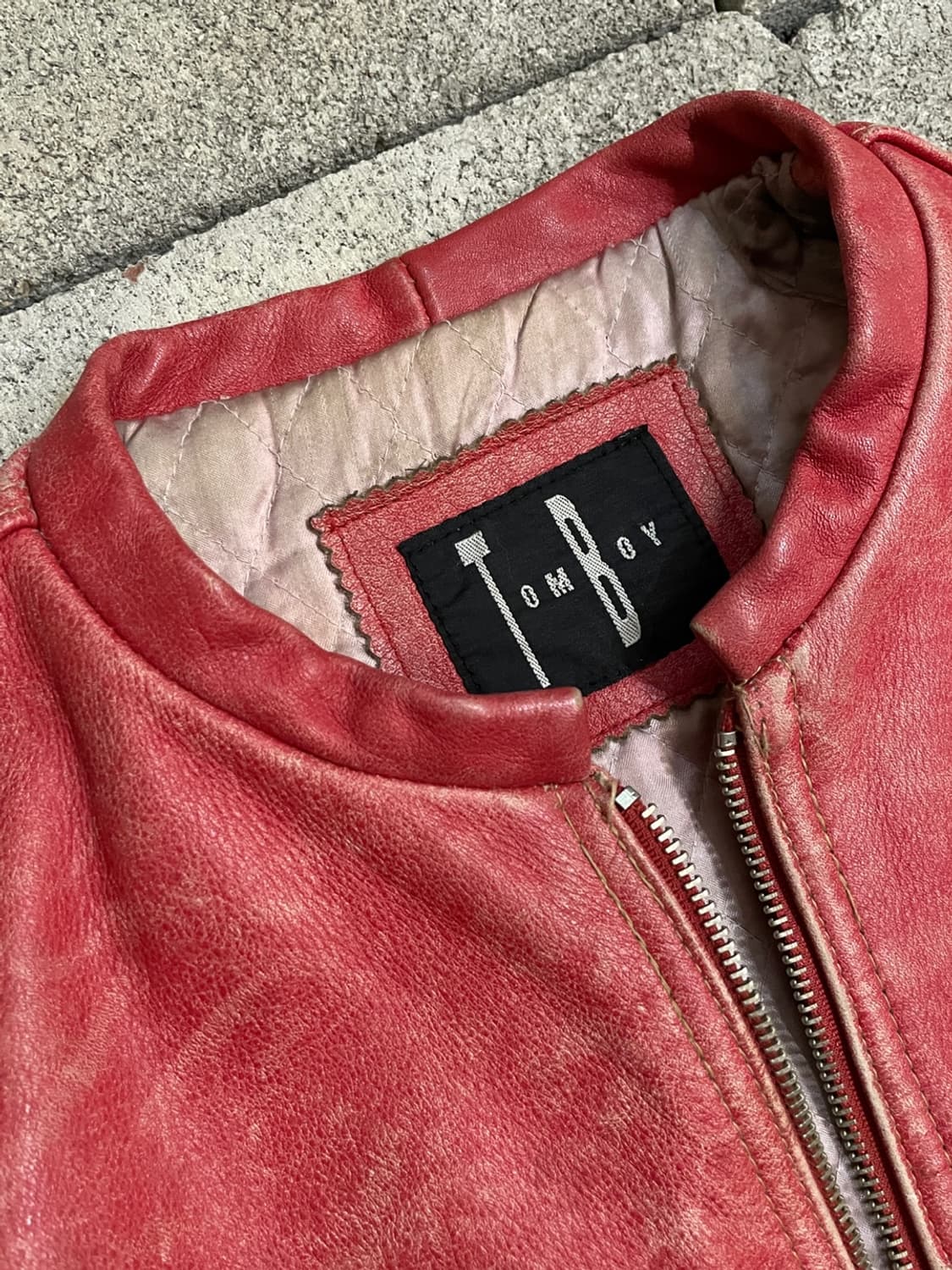 빈티지 싱글 라이더 자켓  상품이미지4