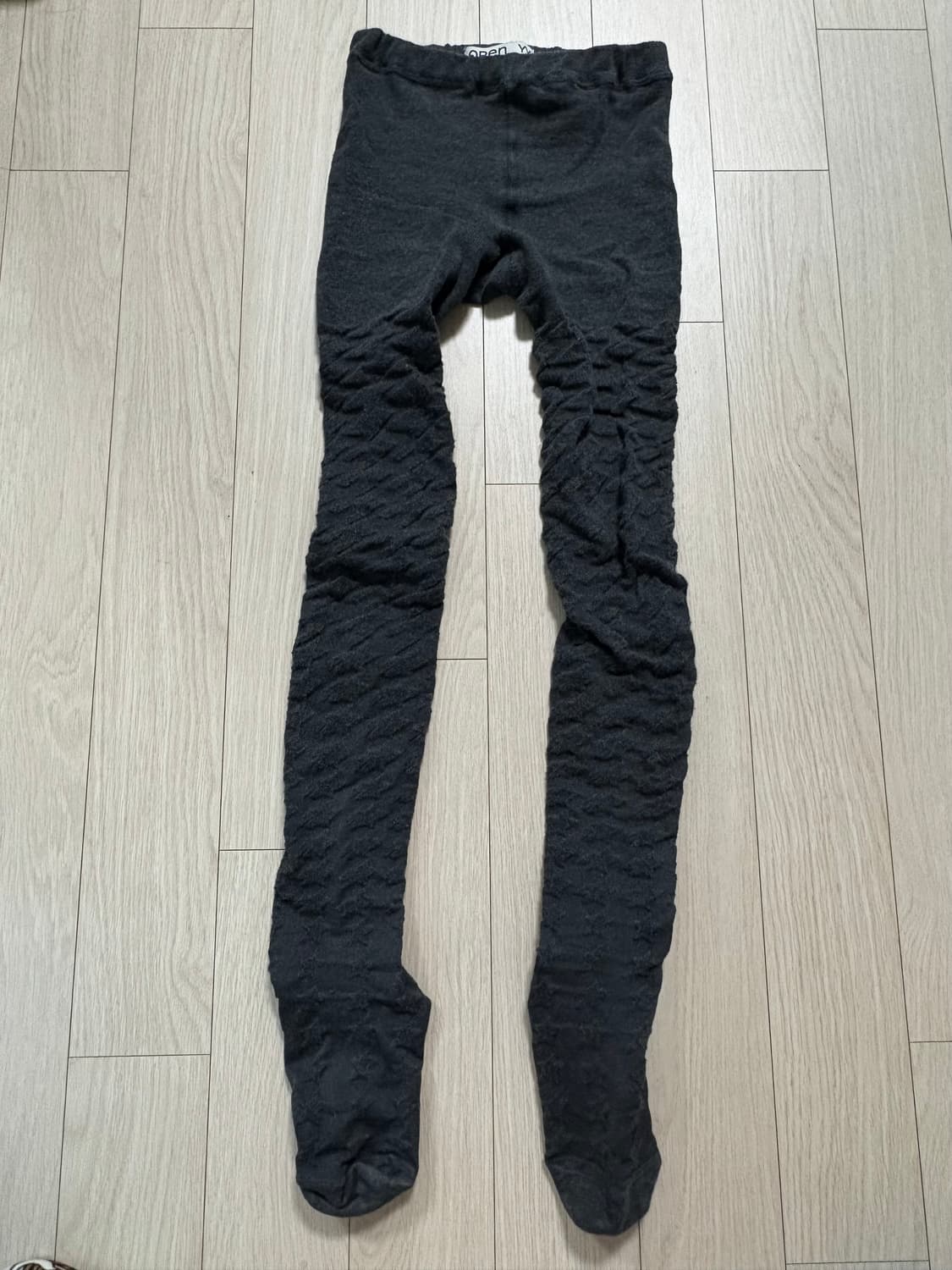 OPEN YY STAR TIGHTS CHARCOAL 상품이미지2