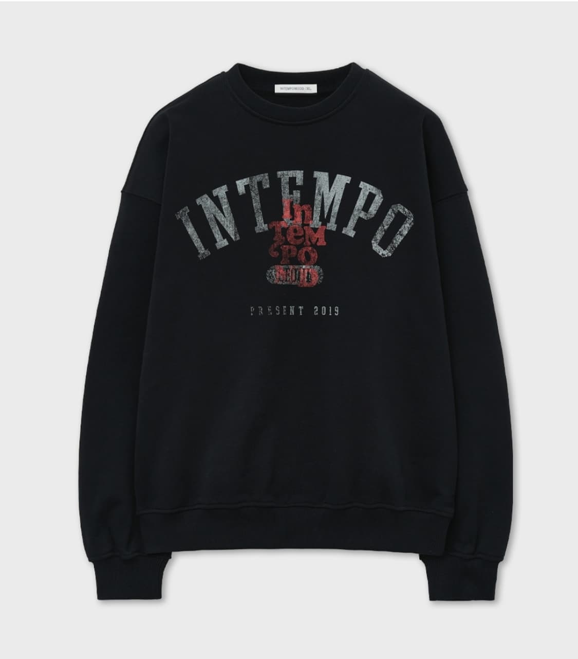 인템포무드 크랙 로고 스웨트셔츠
블랙 M 상품이미지1