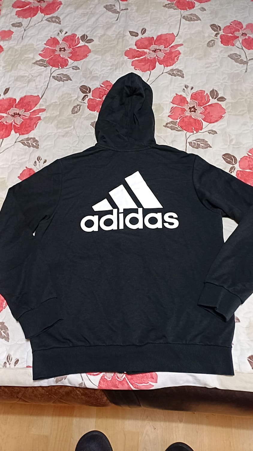 아디다스 춘추용후드집업 실측100 가슴55 기장68 상품이미지4