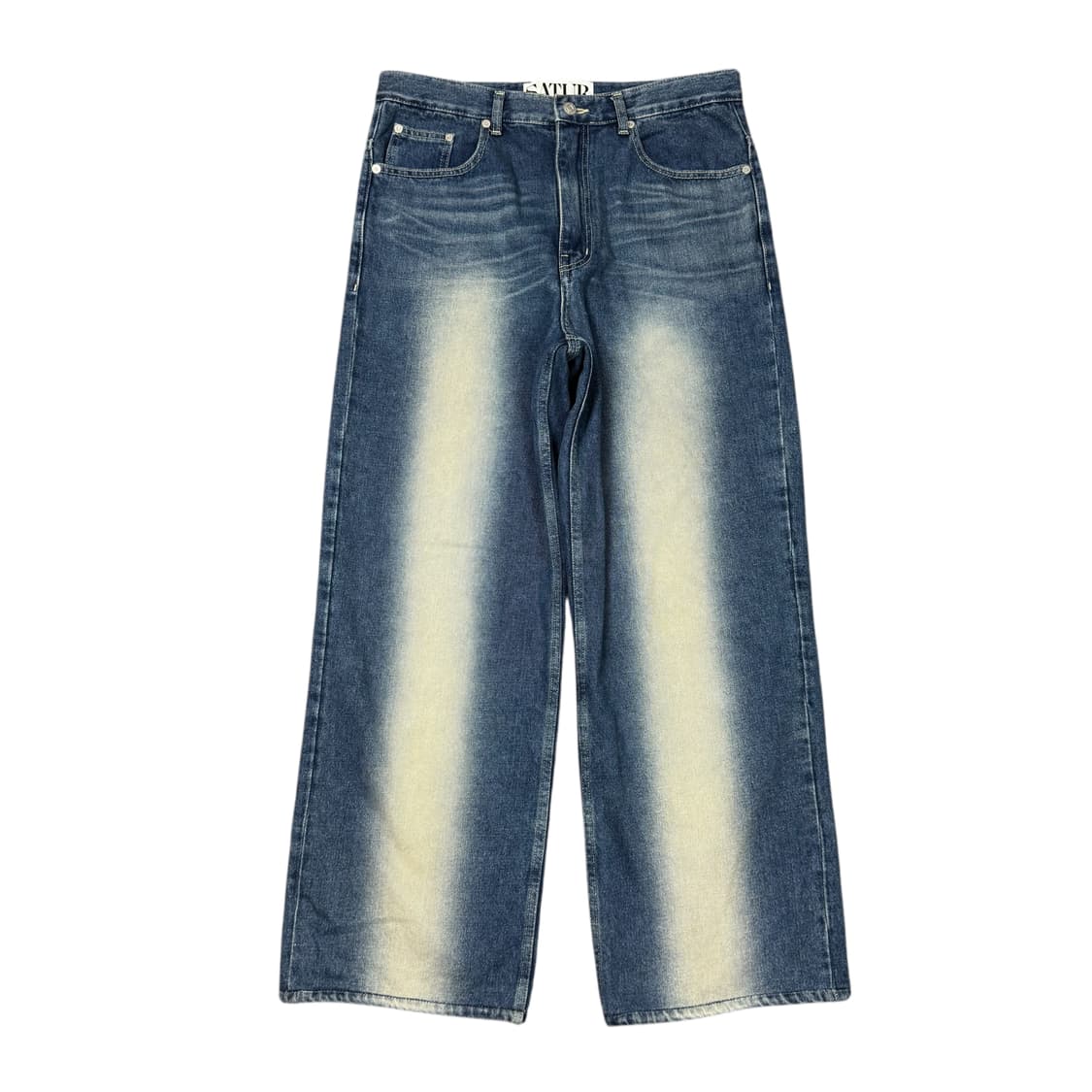 (M) 세터 워시드 와이드 데님 팬츠 상품이미지4