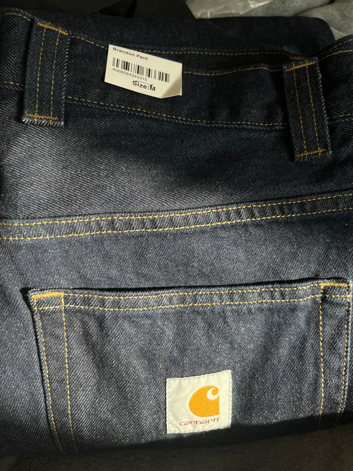 칼하트 브랜든 팬츠 블루 린스드 M 상품이미지2
