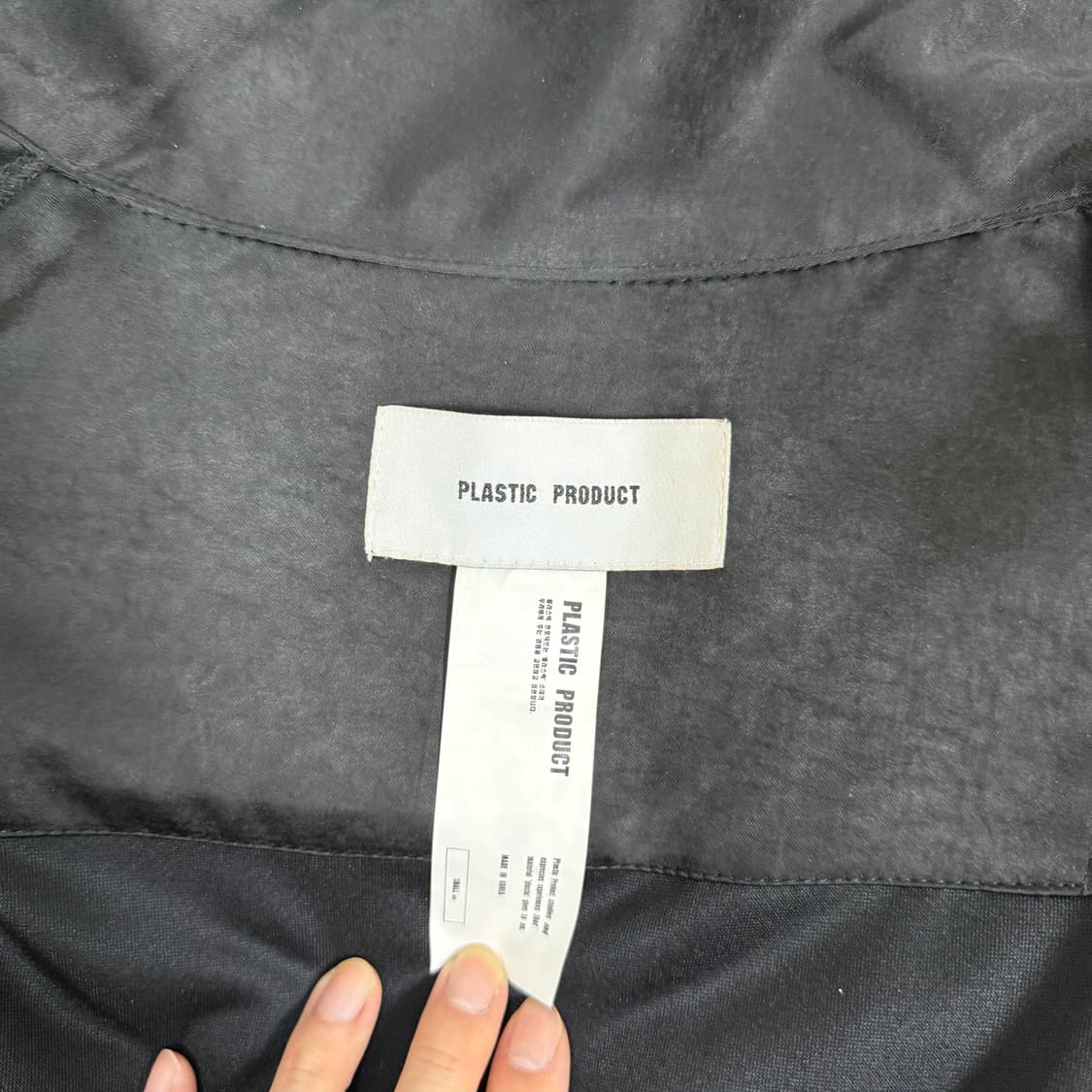 s 플라스틱프로덕트 자켓 블랙 상품이미지2