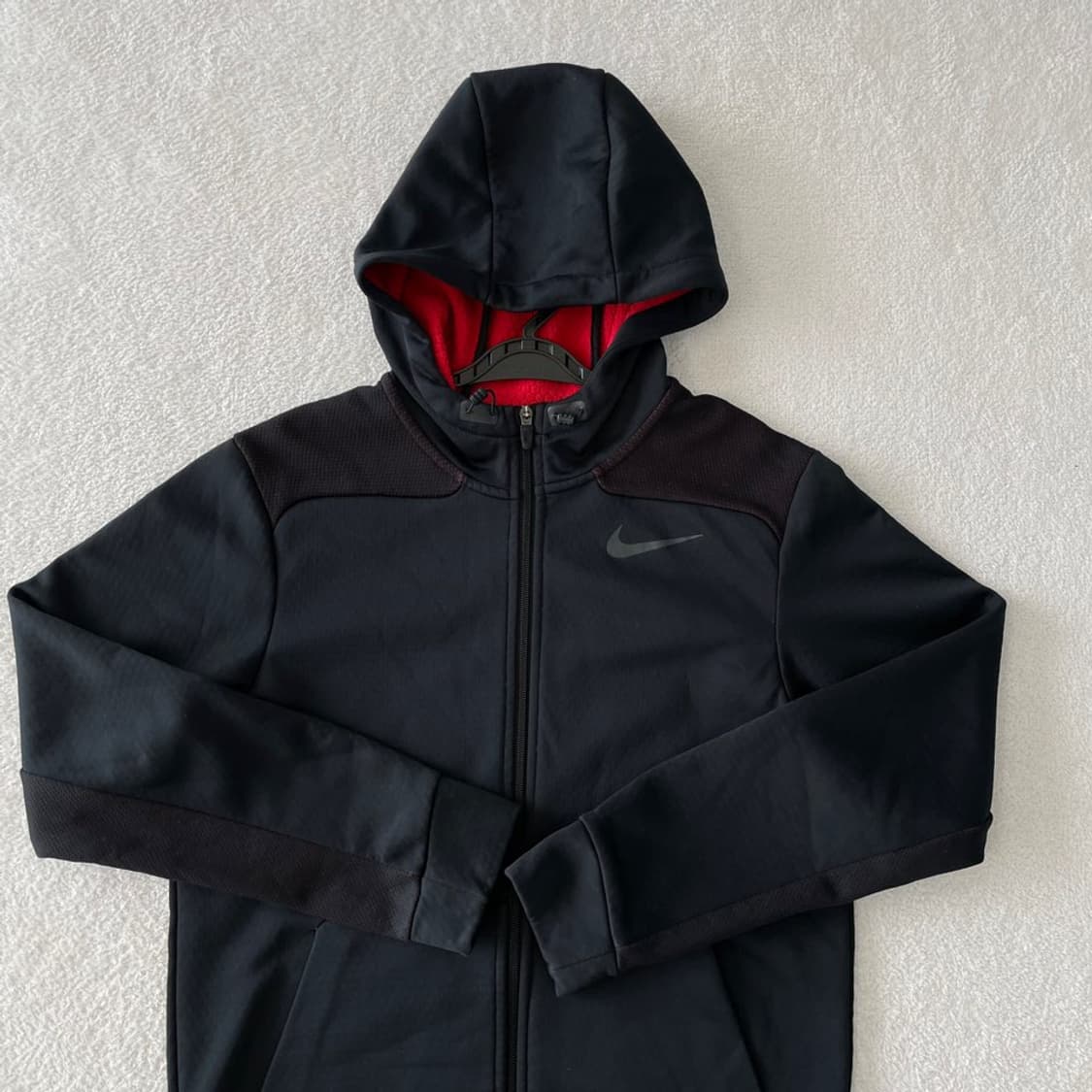 M 나이키 블랙 후드집업 자켓 95 써마 상품이미지2