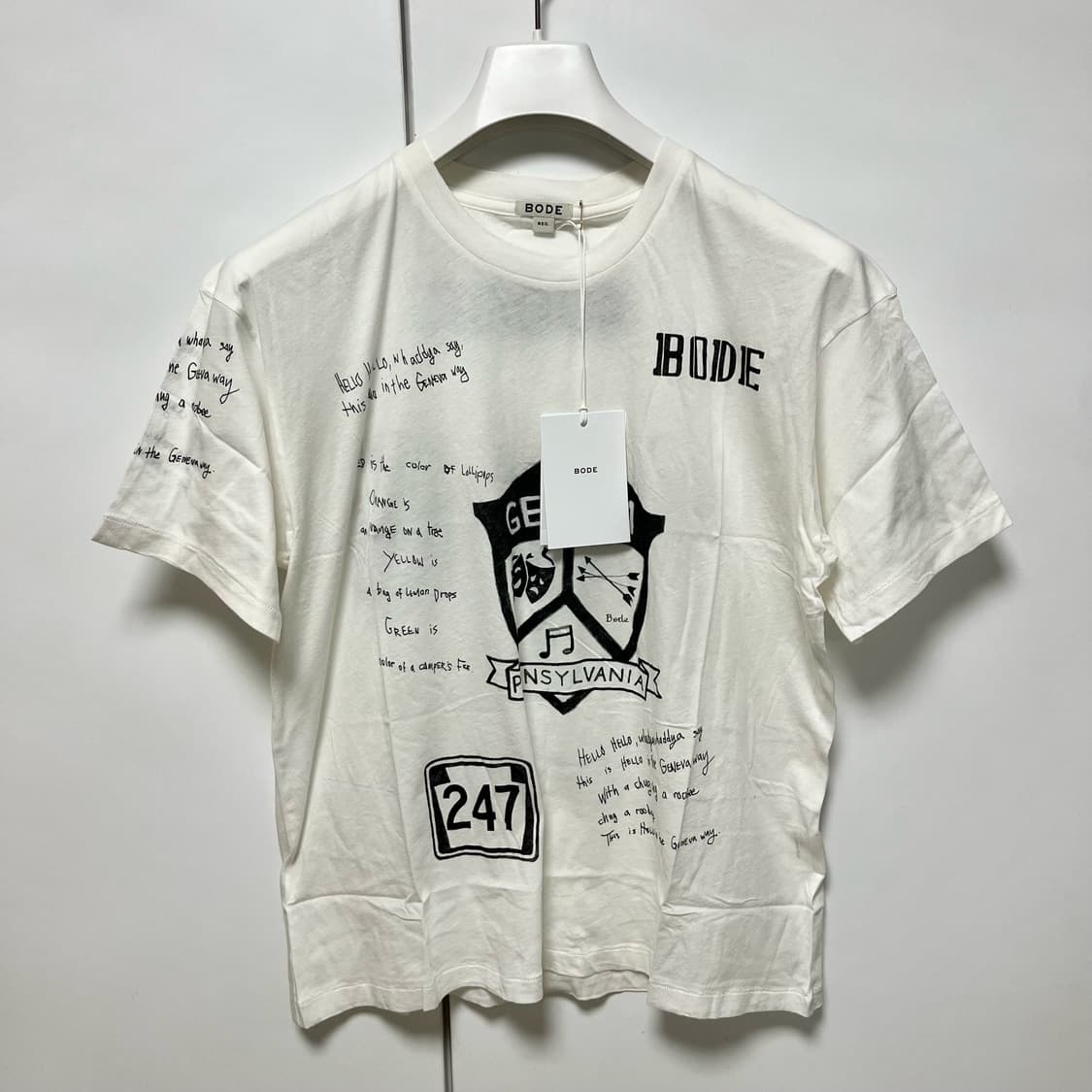 [S,M,L,XL]보디 BODE Camp Crest 티셔츠 상품이미지1