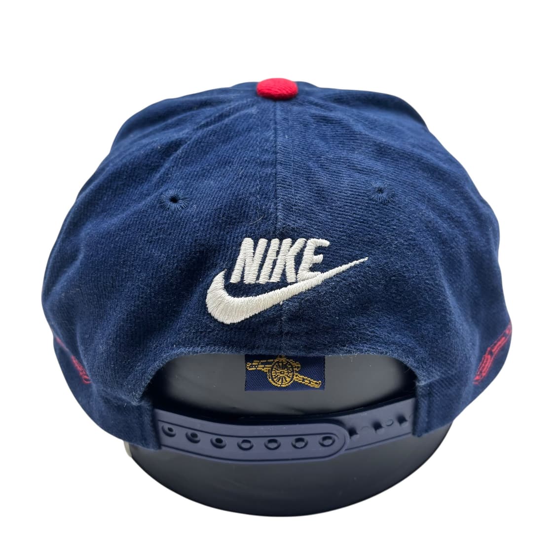 90s 나이키 올드스쿨 아스날 거너스 네이비 볼캡 OS 상품이미지3