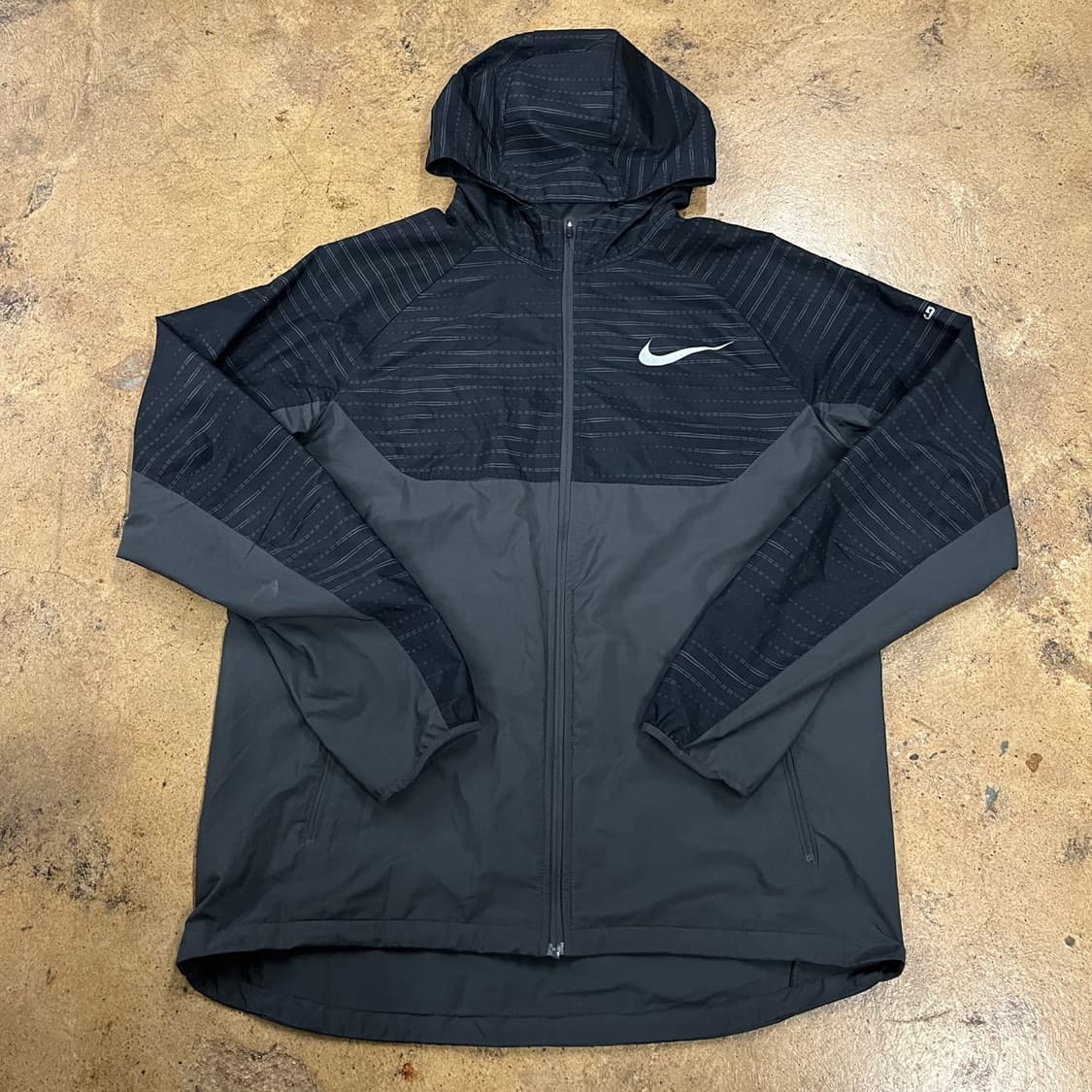[정품/L] 나이키 바람막이 자켓 블랙 그레이 b10 상품이미지2