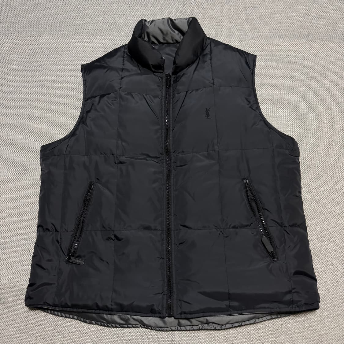 YSL 입생로랑 리버시블 스카치 패딩조끼 상품이미지1