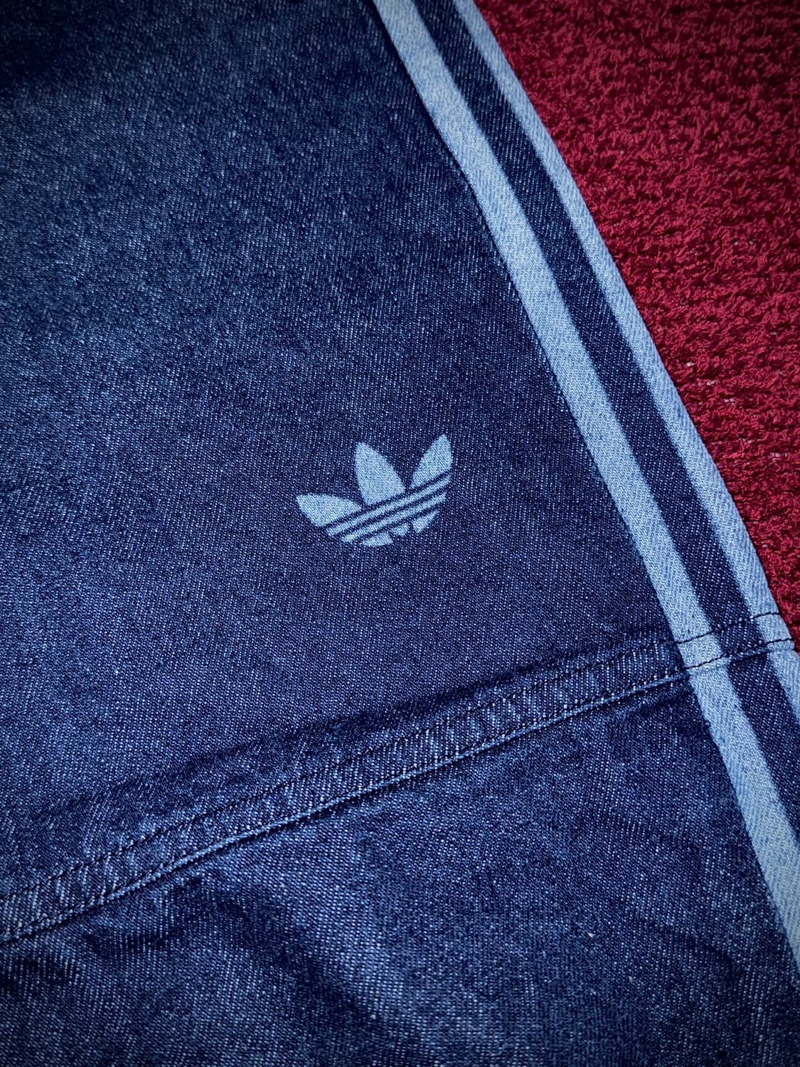 아디다스 파이어보드 청데님 조거 팬츠 S 상품이미지2