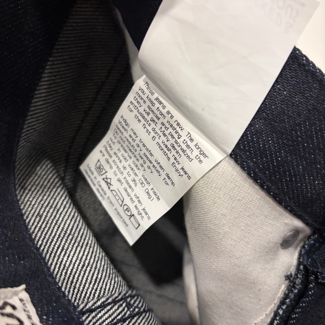 [28] 네이키드앤페이머스 엘리펀트 2 블랙 데님 청바지 D587 상품이미지8