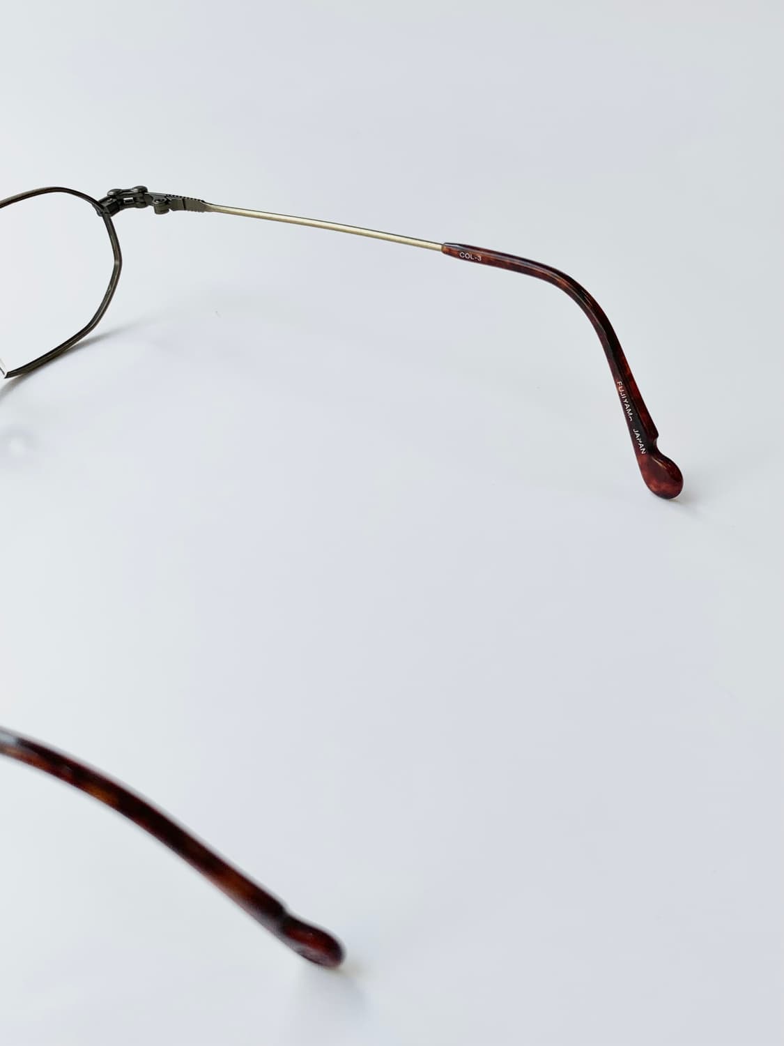 [픽키-610] 앤틱 브론즈 메탈 안경 데드스탁 빈티지 클래식  상품이미지5