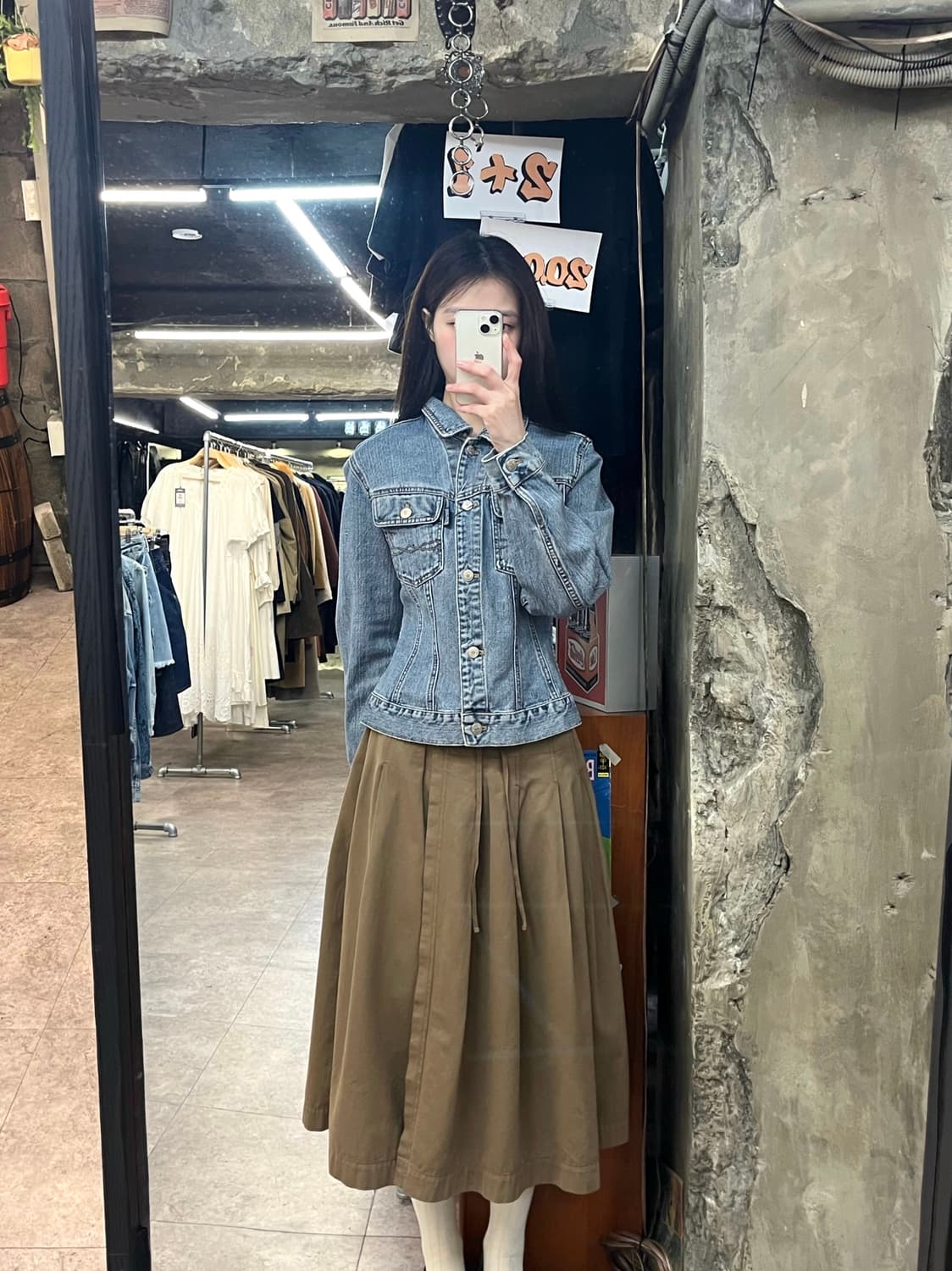 빈티지 데님 자켓 100 #csz3909 상품이미지2