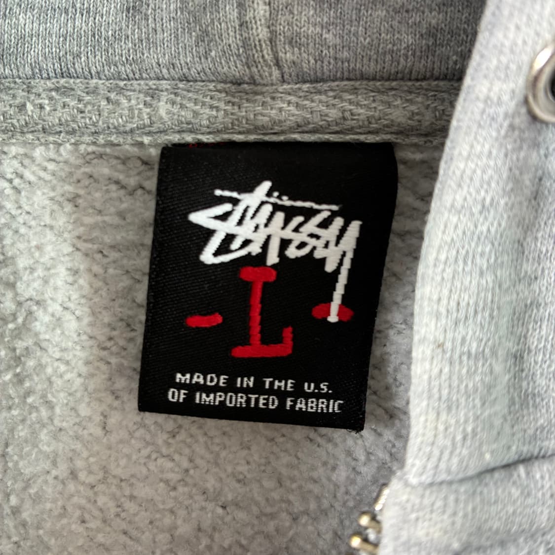 Stussy  스투시 00,s 그래픽 파커 그레이 후드집업  상품이미지6