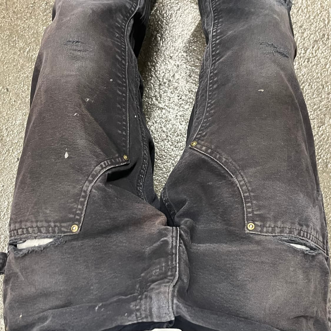 Carhartt 블랙 더블니 팬츠 (33“) 상품이미지7