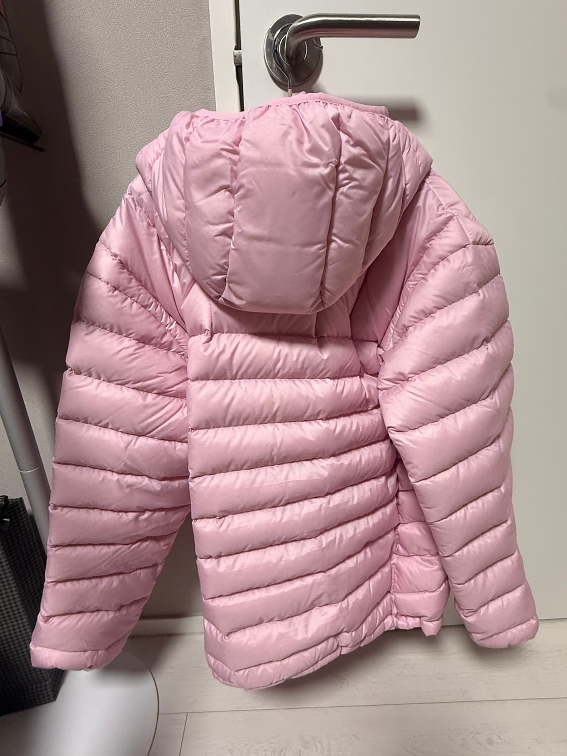 슈프림 마이크로 다운 경량패딩 핑크 S사이즈 상품이미지2