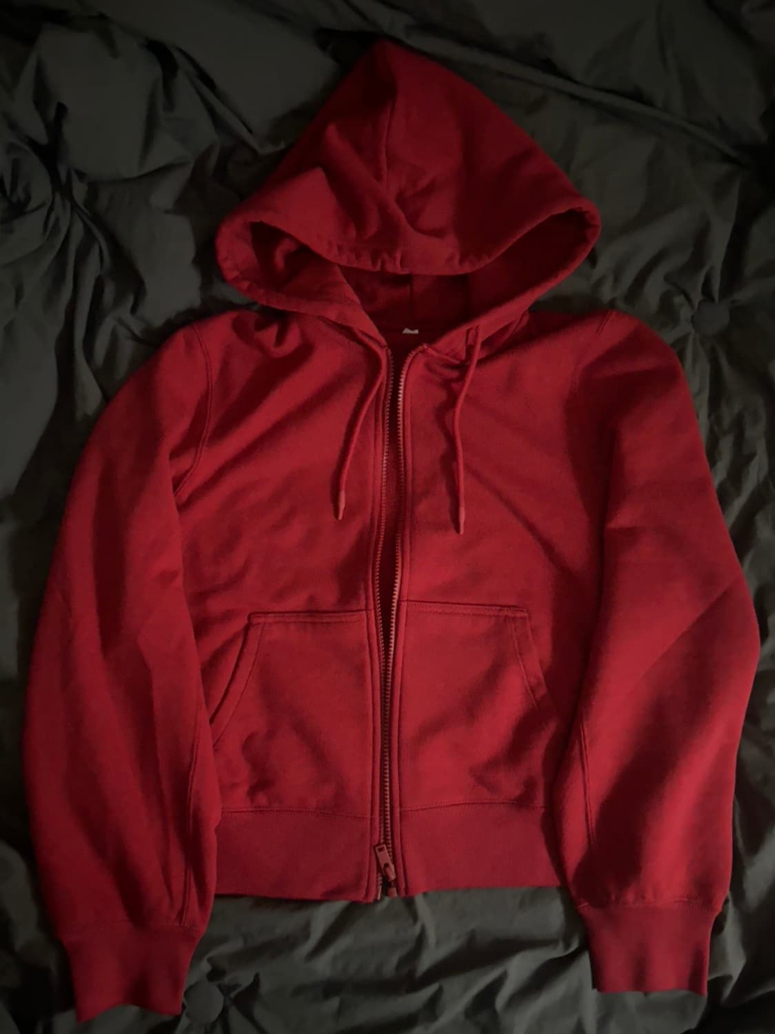 유니클로 스웨트풀집후디 레드 상품이미지2