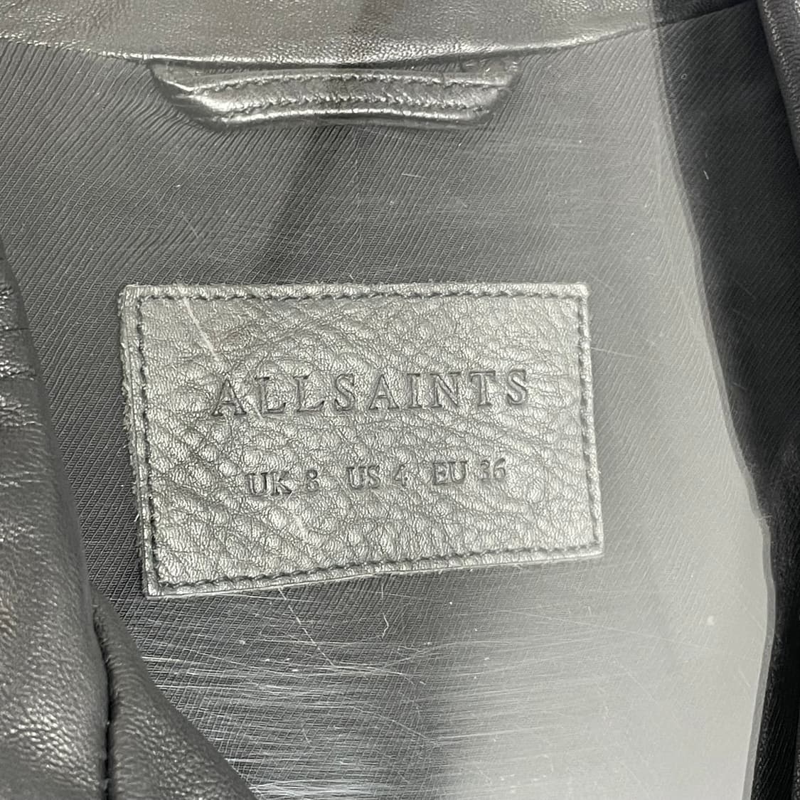 올세인츠 balfern biker발펀 바이커 가죽 자켓 상품이미지2